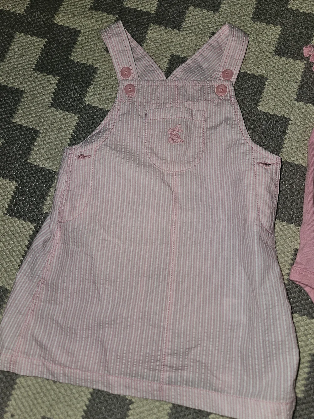 Carters pink ruffle